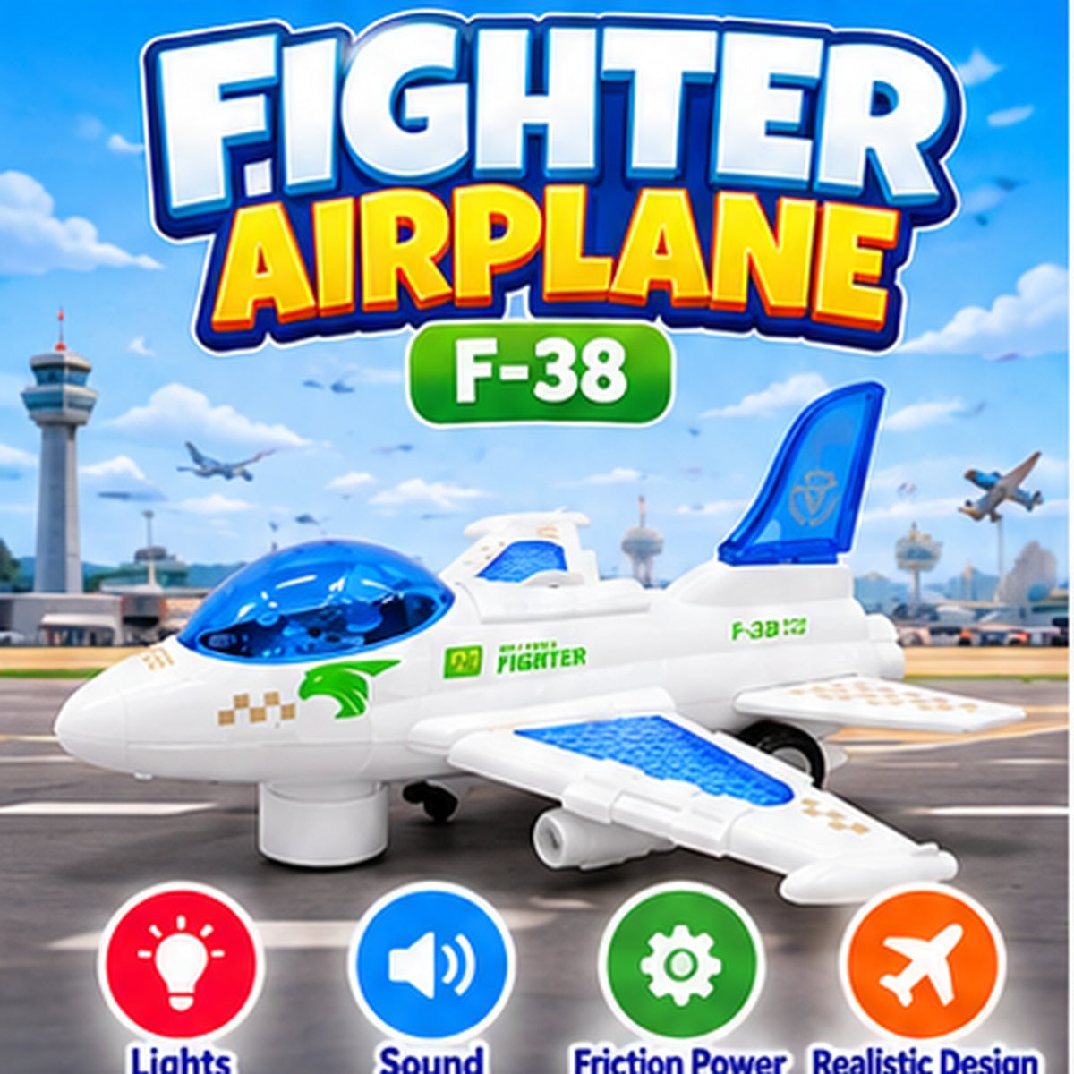 Interactive Fighter Jet Toy