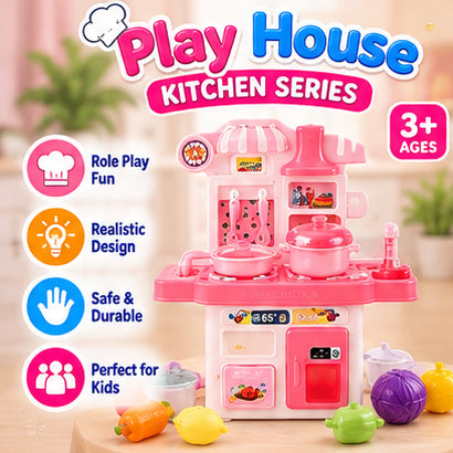 Pretend Play Kitchen with Accessories