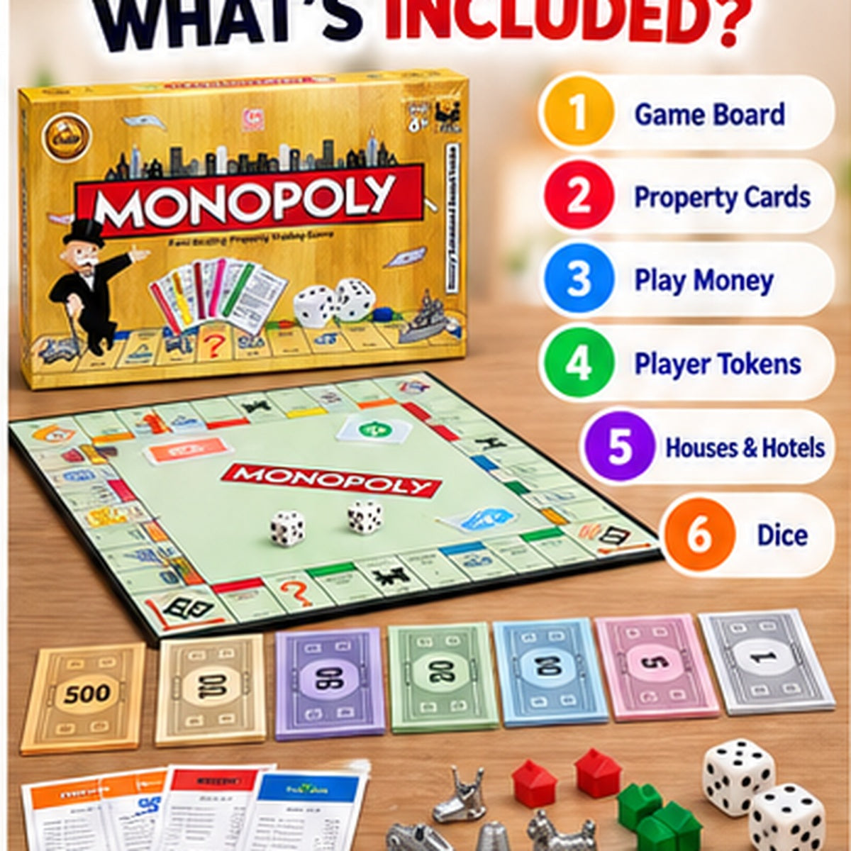 Real Estate Trading Board Game