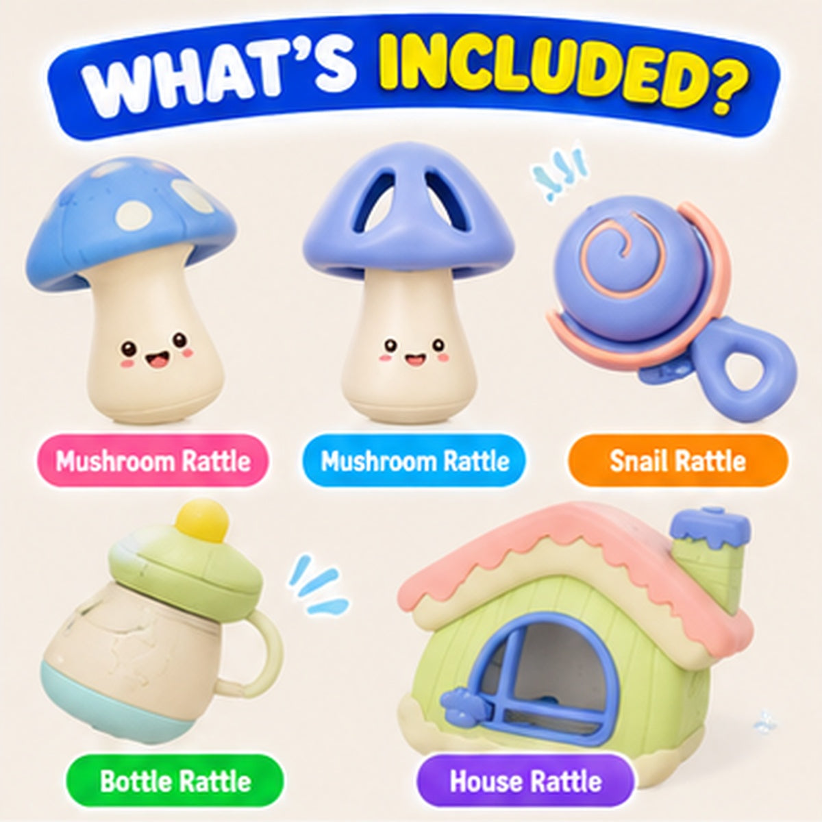 Baby Sensory Activity Toy Set