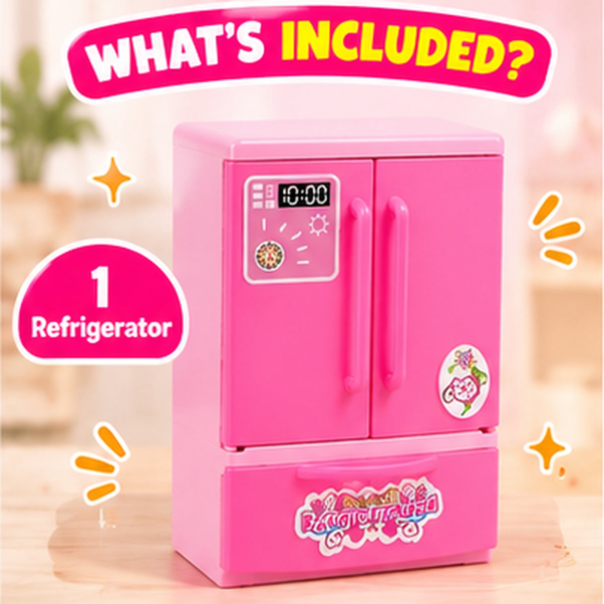 Interactive Miniature Kitchen Appliance Playset