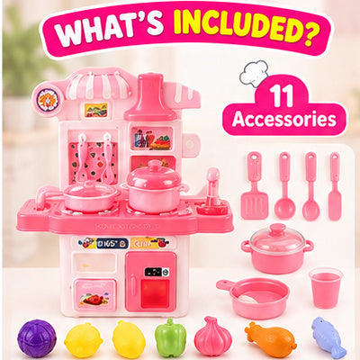 Pretend Play Kitchen with Accessories