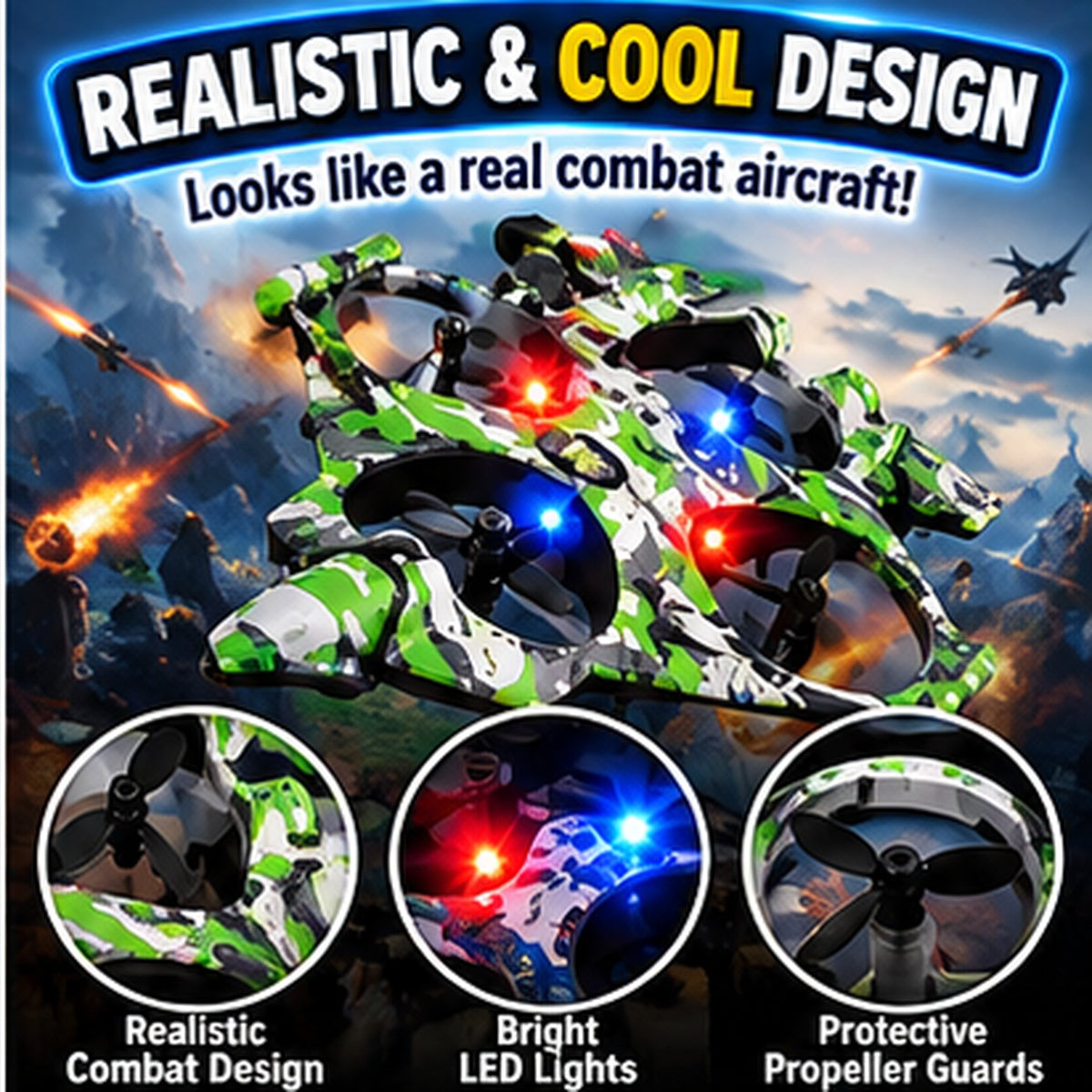 S9 RC Aerobatic Fighter Drone