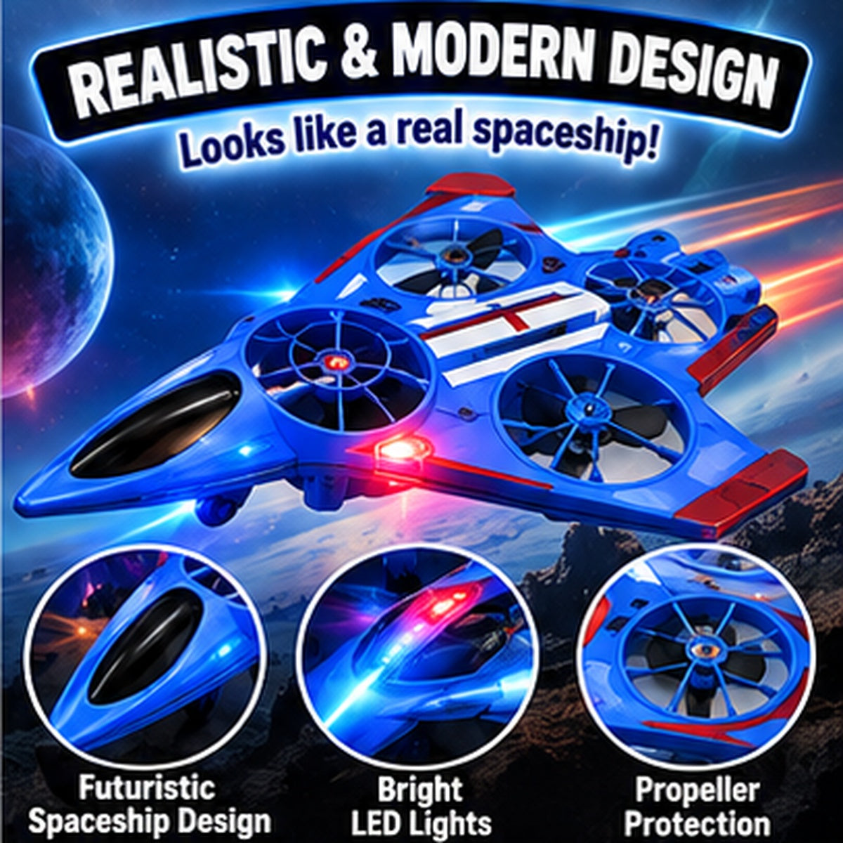 RFS12 RC Aerobatic Flying Drone