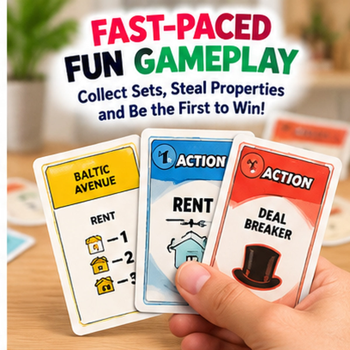 Fast-Paced Property Trading Board Game