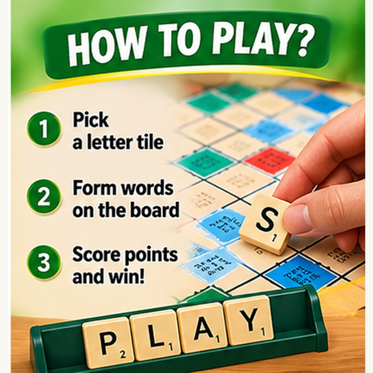 Word Building Board Game