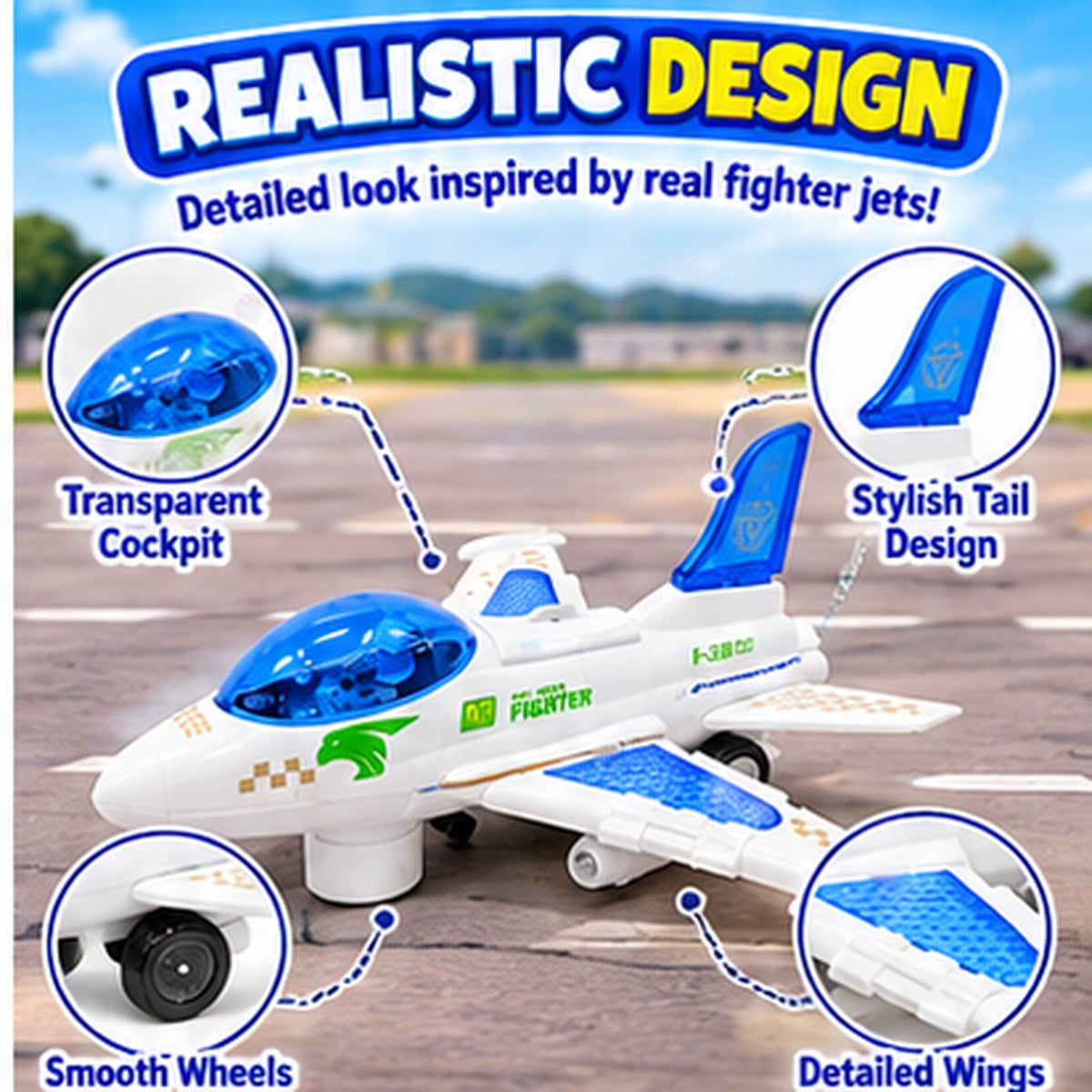 Interactive Fighter Jet Toy