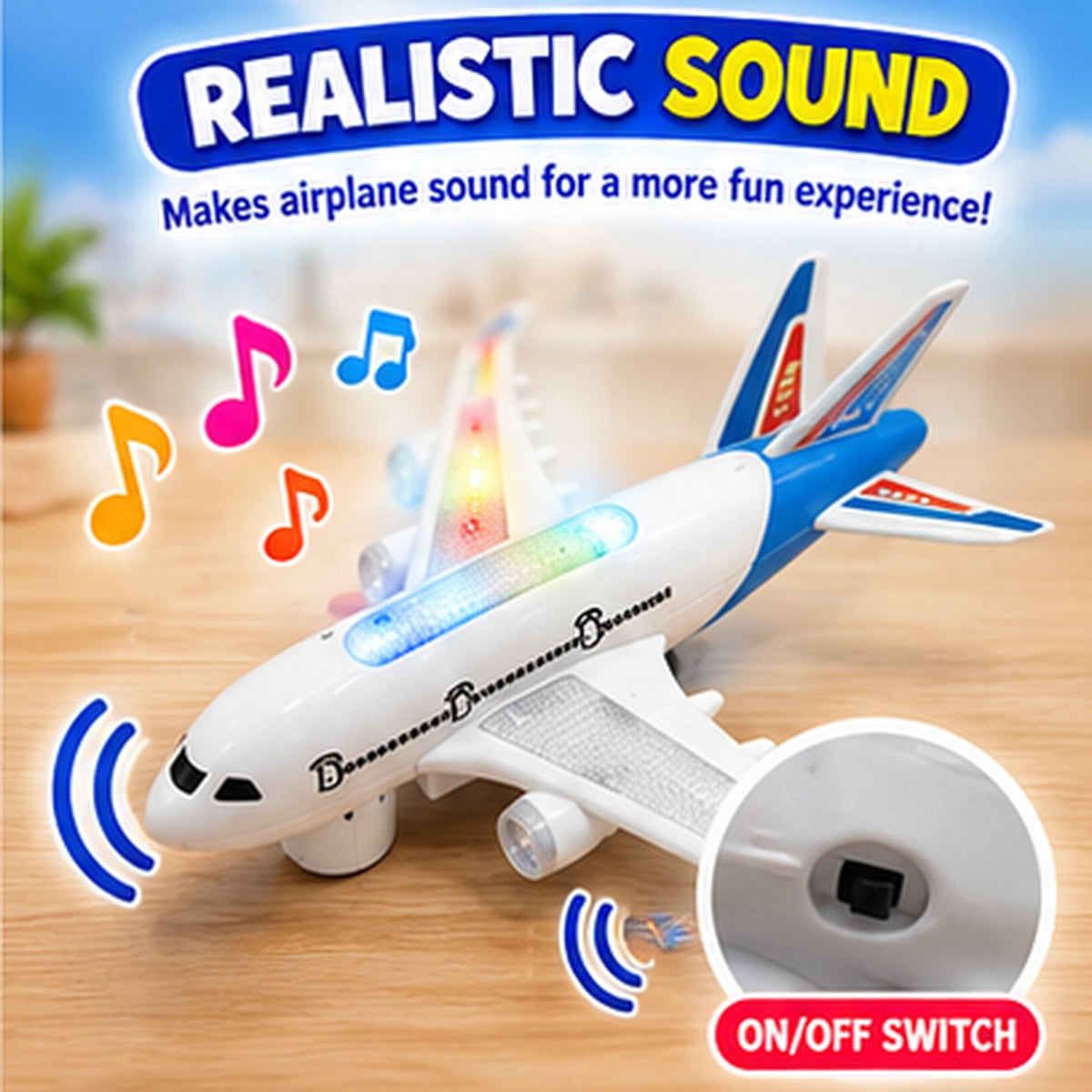 Passenger Airplane Model Toy