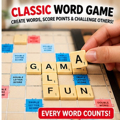 Crossword Word Building Board Game