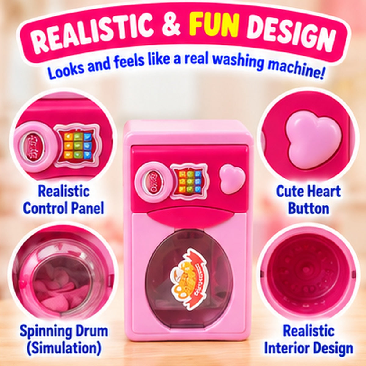 Mini Washing Machine Toy