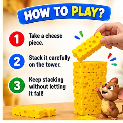 Cheese Stack Balancing Game