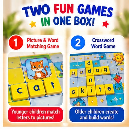 Junior Word Building Board Game