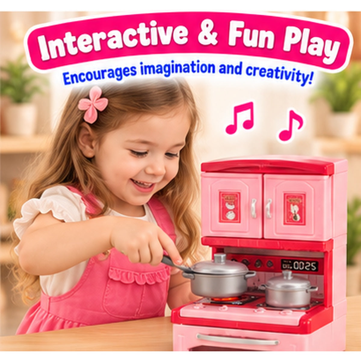 Interactive Miniature Cooking & Pretend Play Set