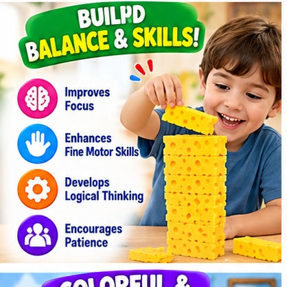 Cheese Stack Balancing Game