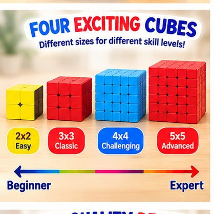 Color Matching Cube Puzzle Set