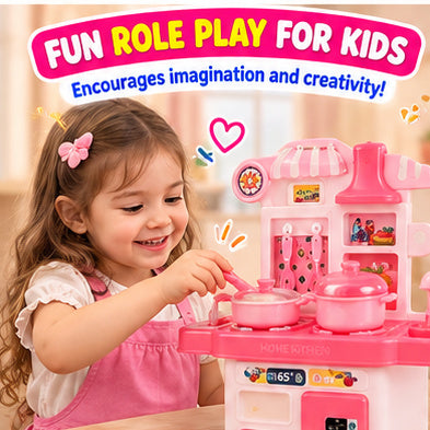 Pretend Play Kitchen with Accessories