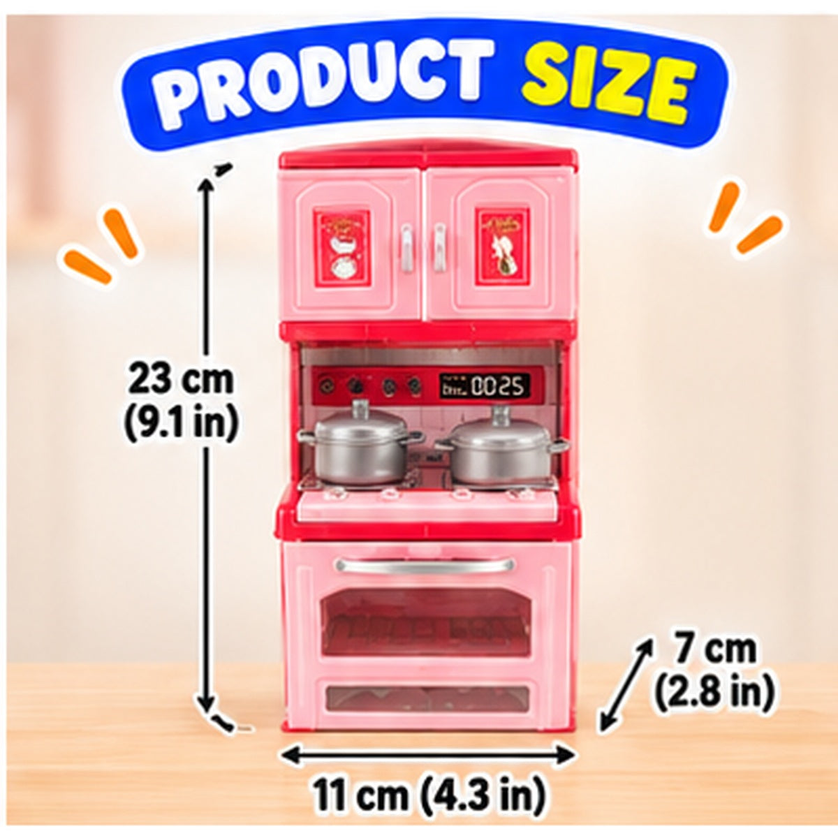 Interactive Miniature Cooking & Pretend Play Set