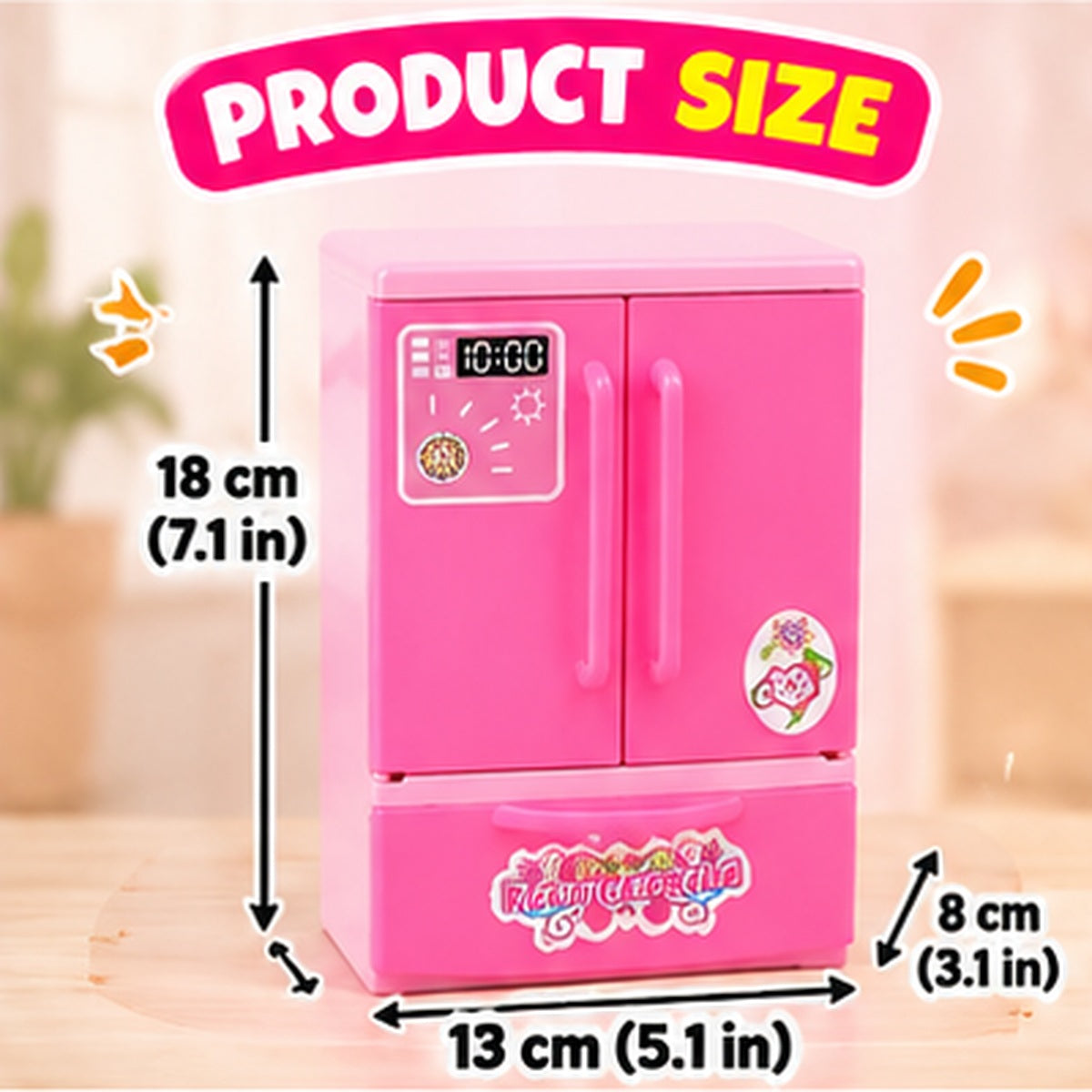 Interactive Miniature Kitchen Appliance Playset