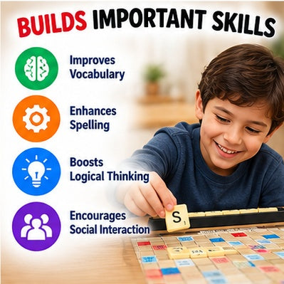 Crossword Word Building Board Game