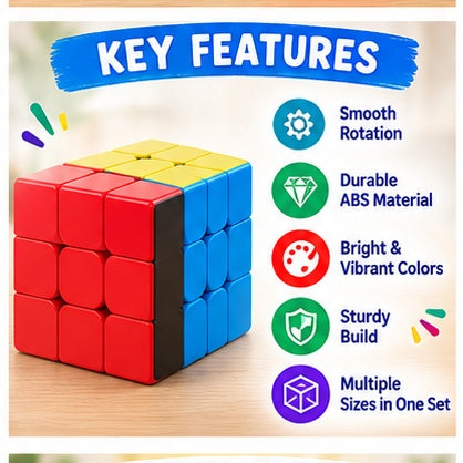 Color Matching Cube Puzzle Set