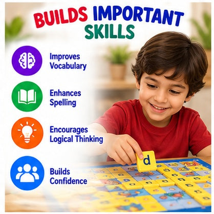 Junior Word Building Board Game