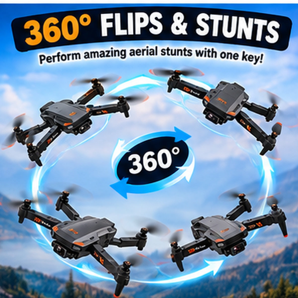 Q9 Foldable RC Drone with HD Camera