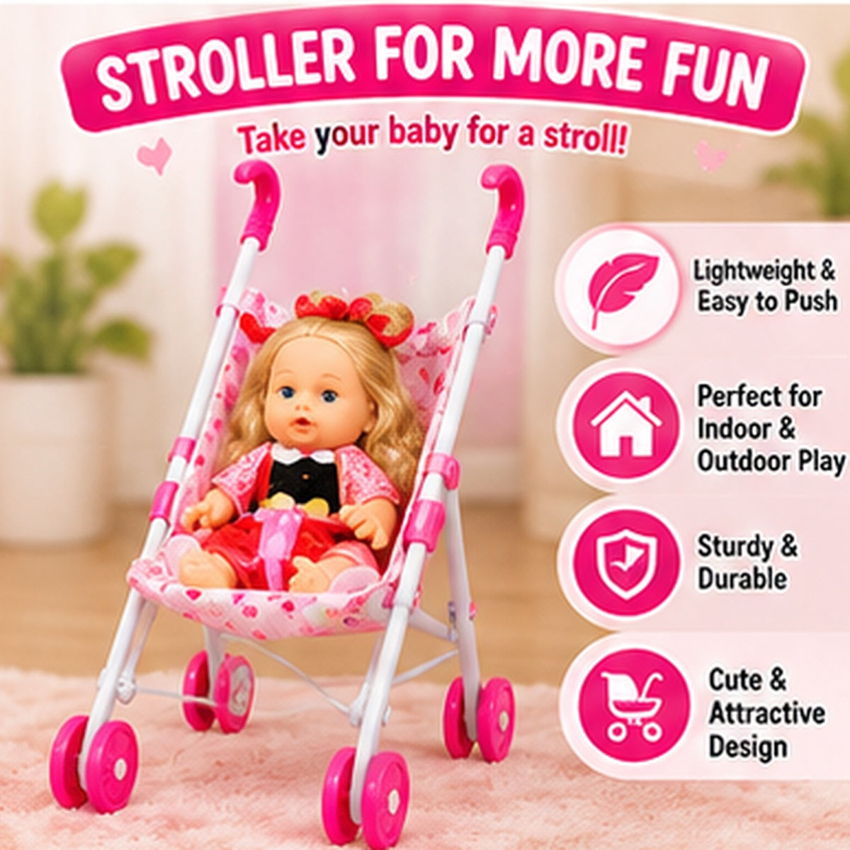 16-Piece Doll & Accessories Collection