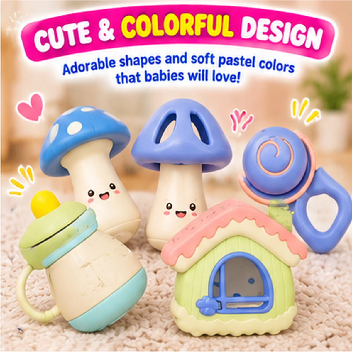 Baby Sensory Activity Toy Set