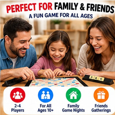 Crossword Word Building Board Game