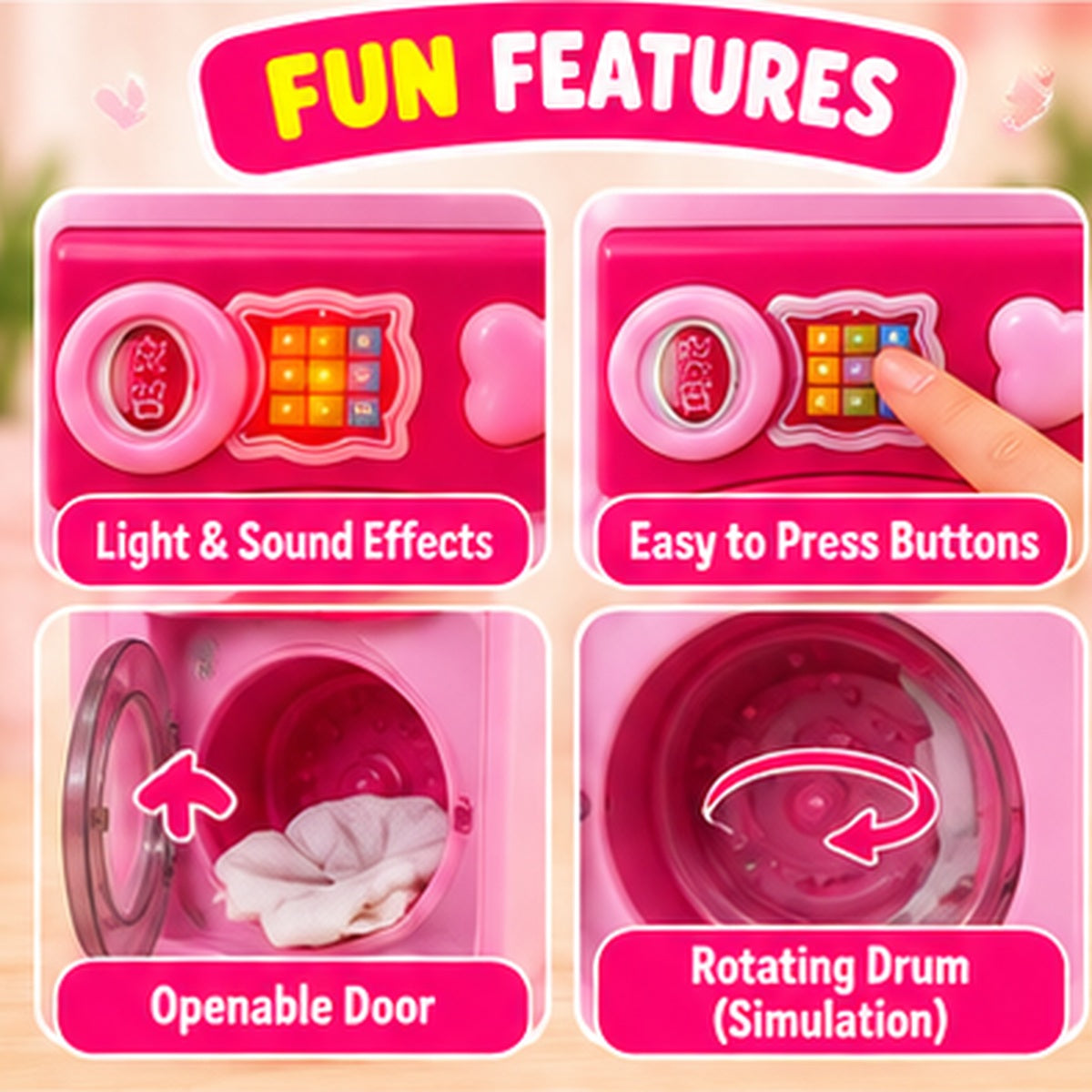 Mini Washing Machine Toy