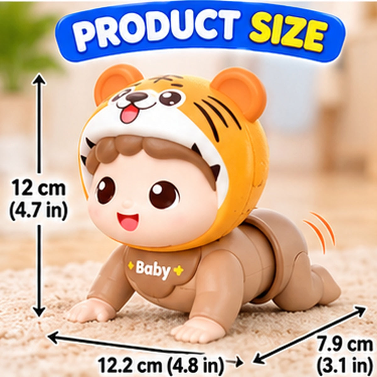 Electric Crawling Bear Toy