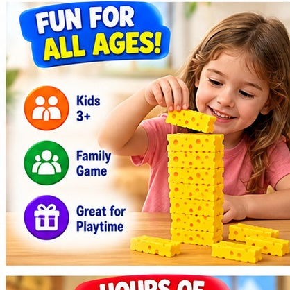 Cheese Stack Balancing Game