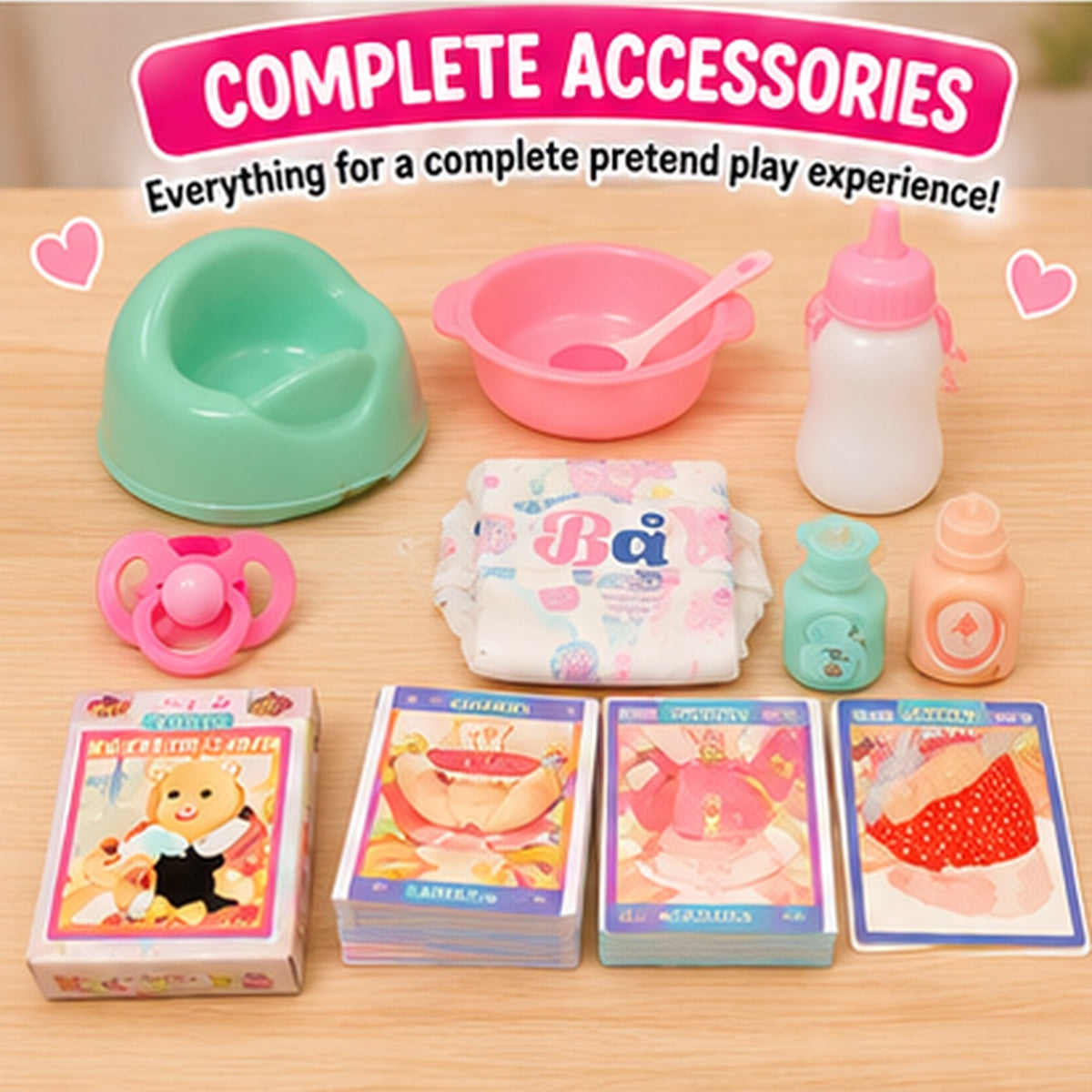 16-Piece Doll & Accessories Collection
