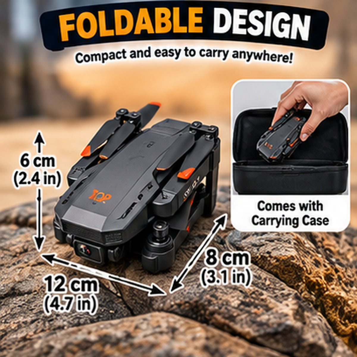 Q9 Foldable RC Drone with HD Camera