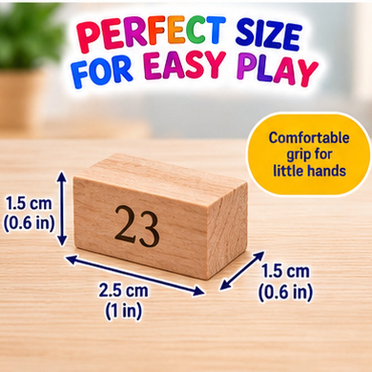 Wooden Number Stacking Tower