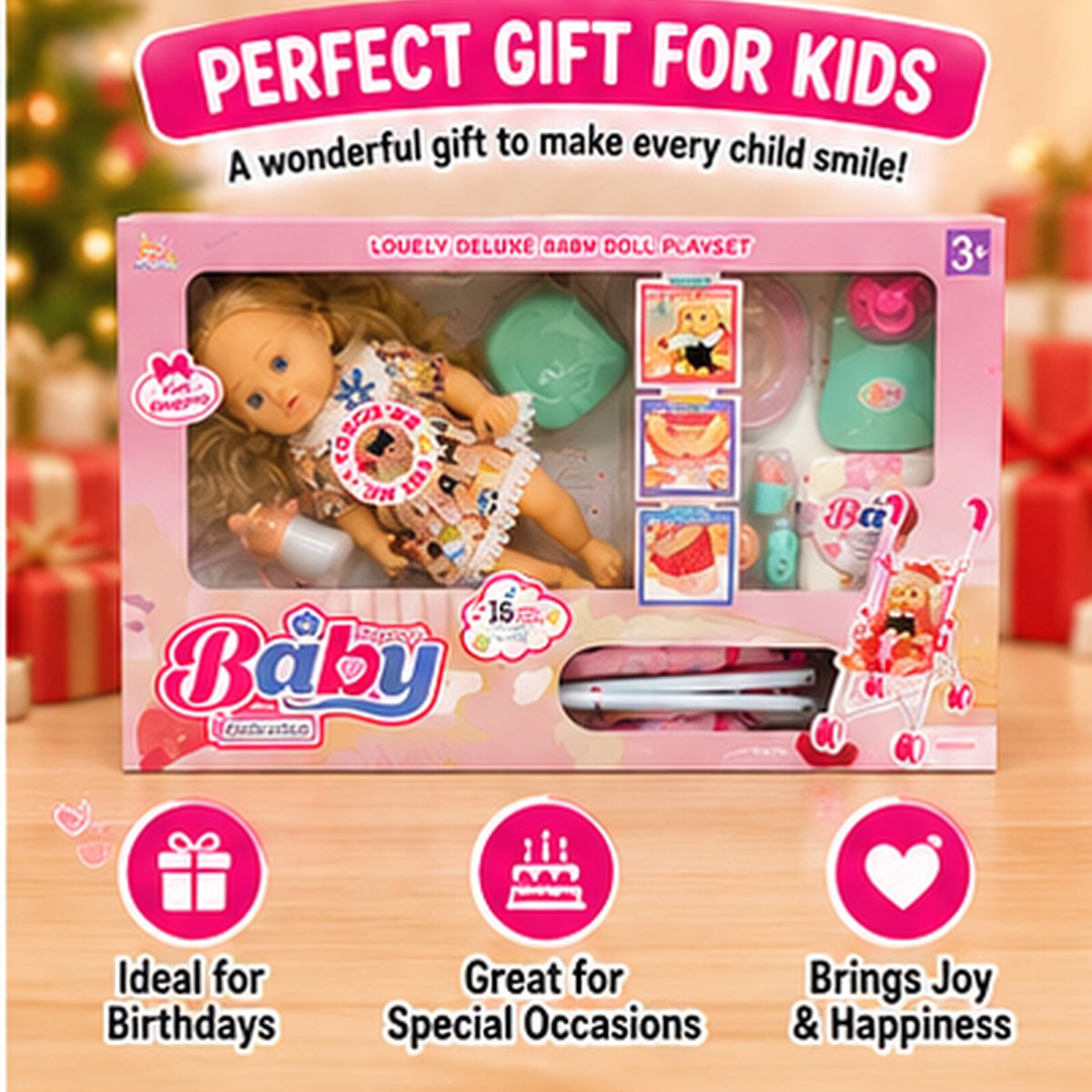 16-Piece Doll & Accessories Collection