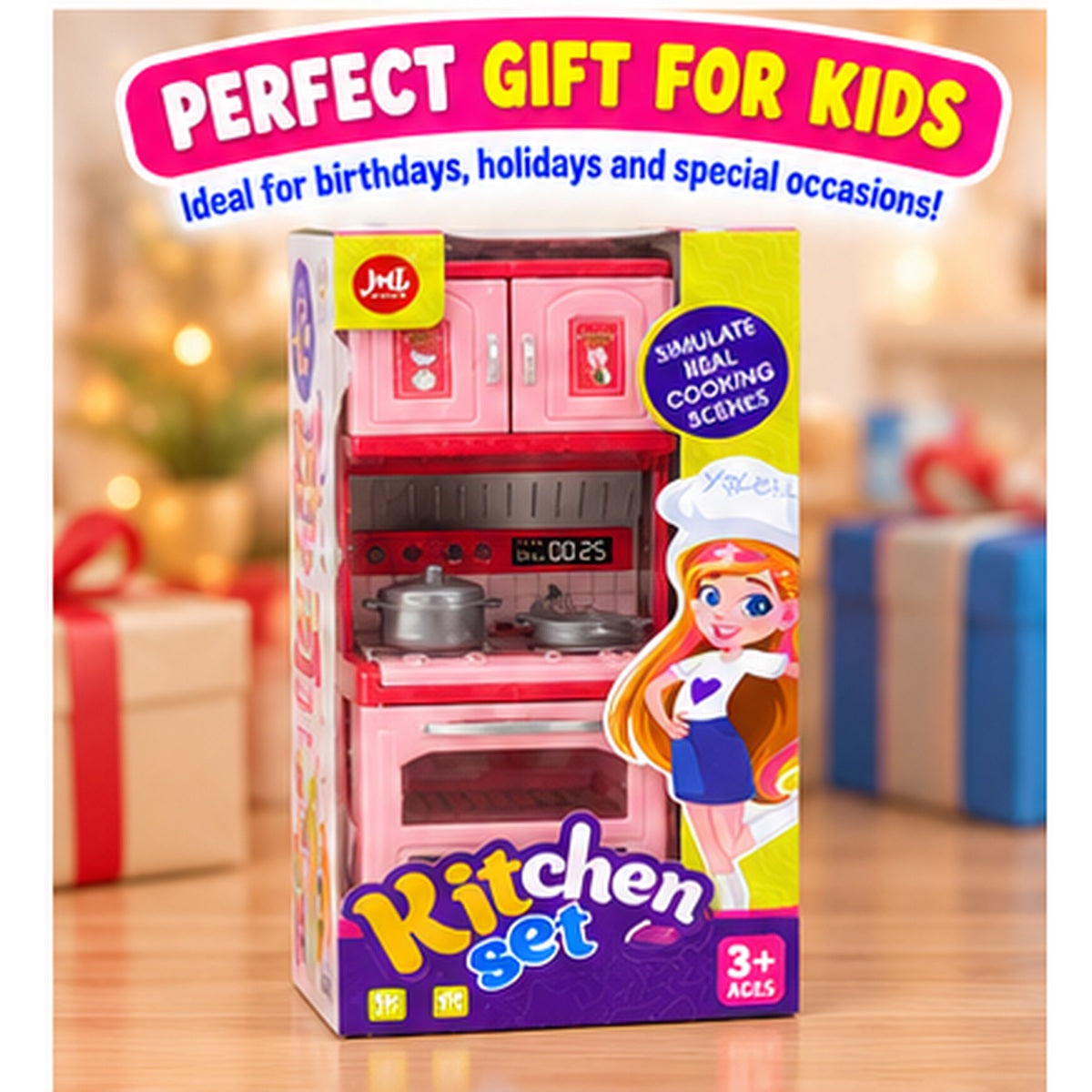 Interactive Miniature Cooking & Pretend Play Set