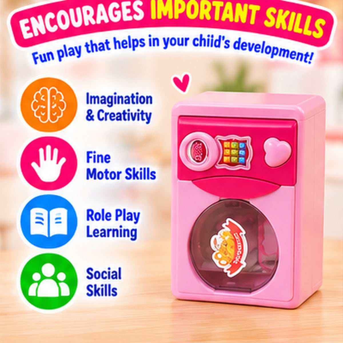 Mini Washing Machine Toy
