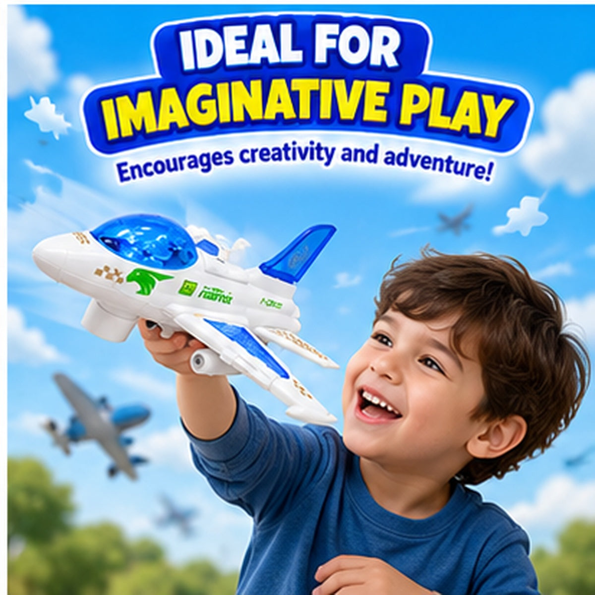 Interactive Fighter Jet Toy