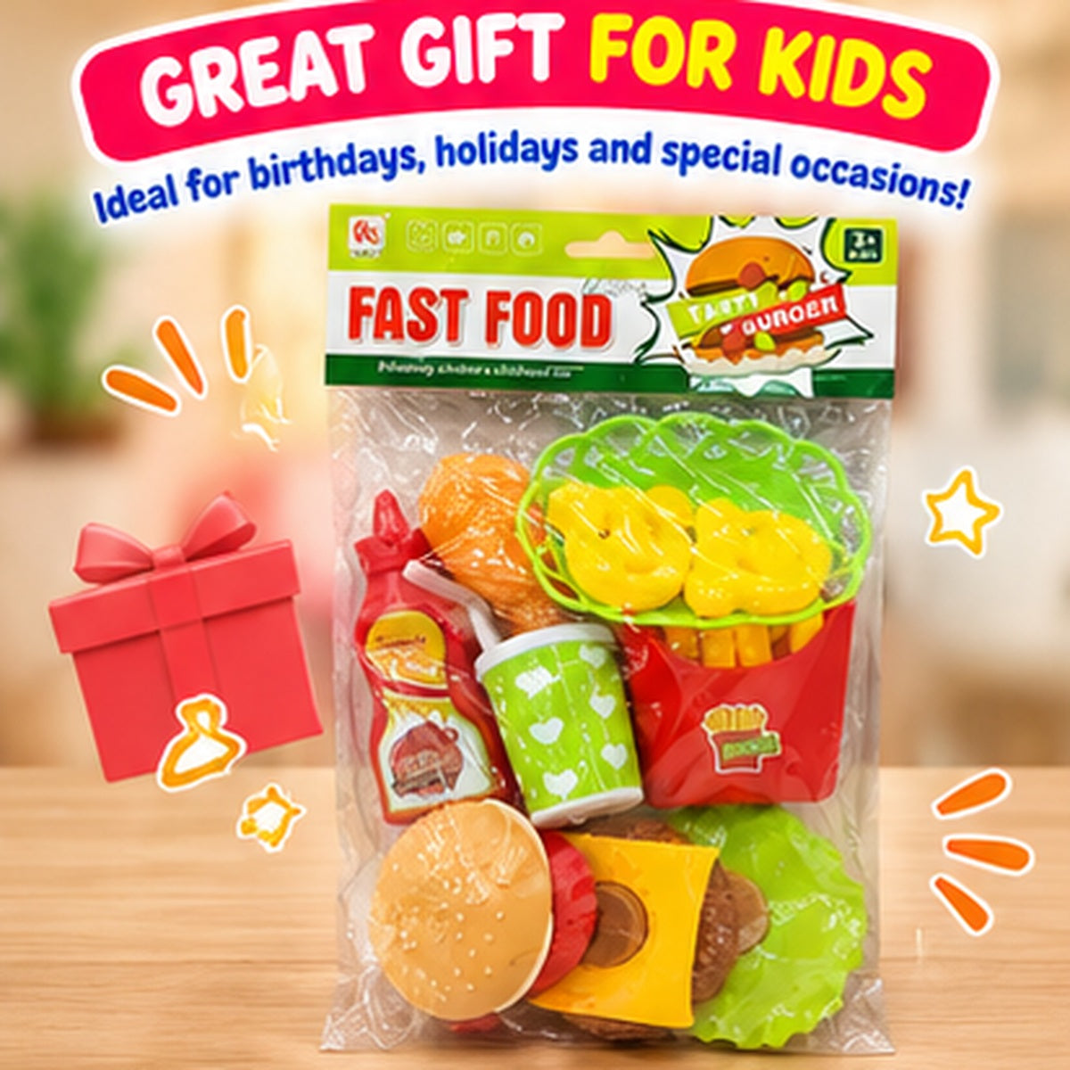 Fast Food Pretend Play Set