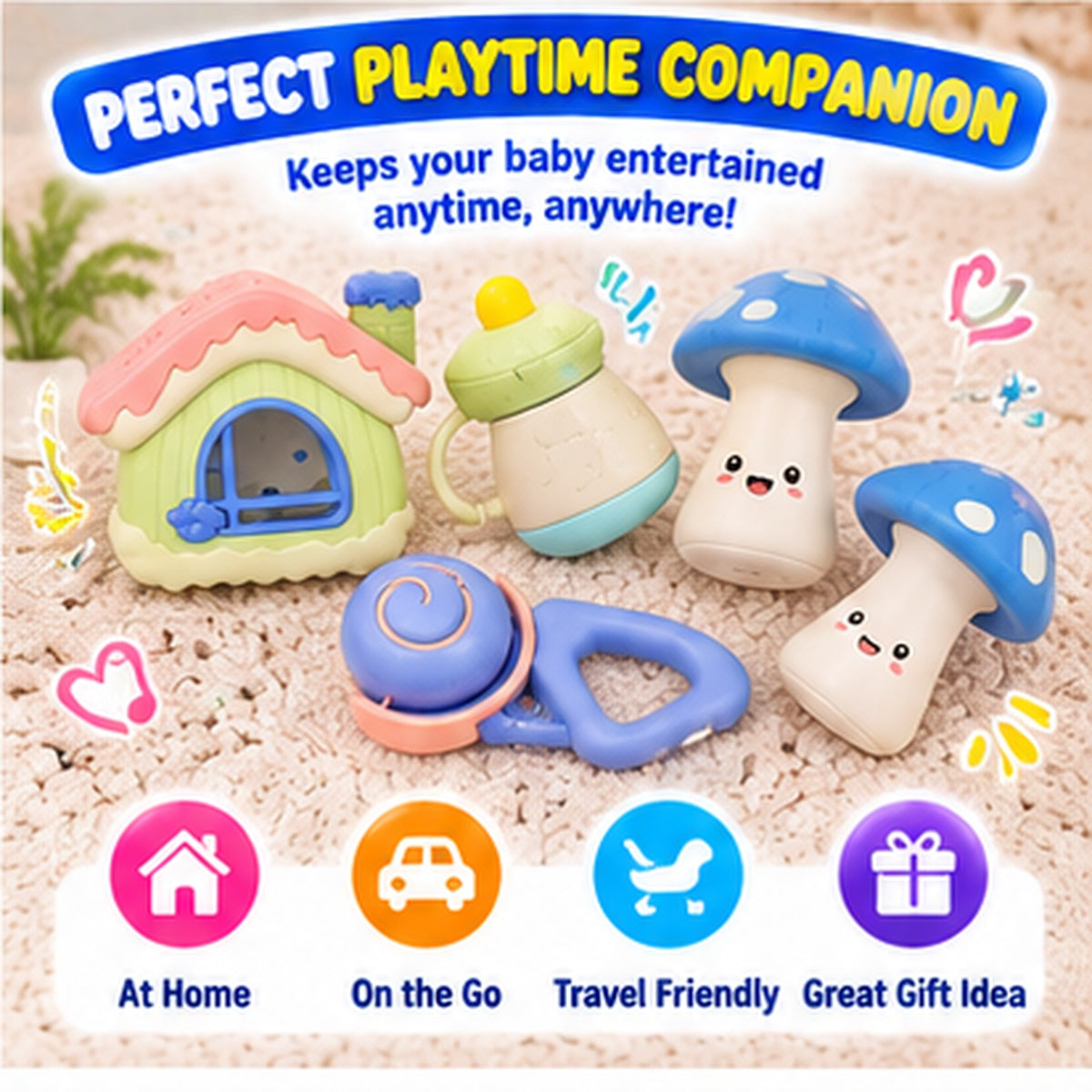 Baby Sensory Activity Toy Set