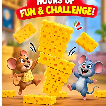 Cheese Stack Balancing Game