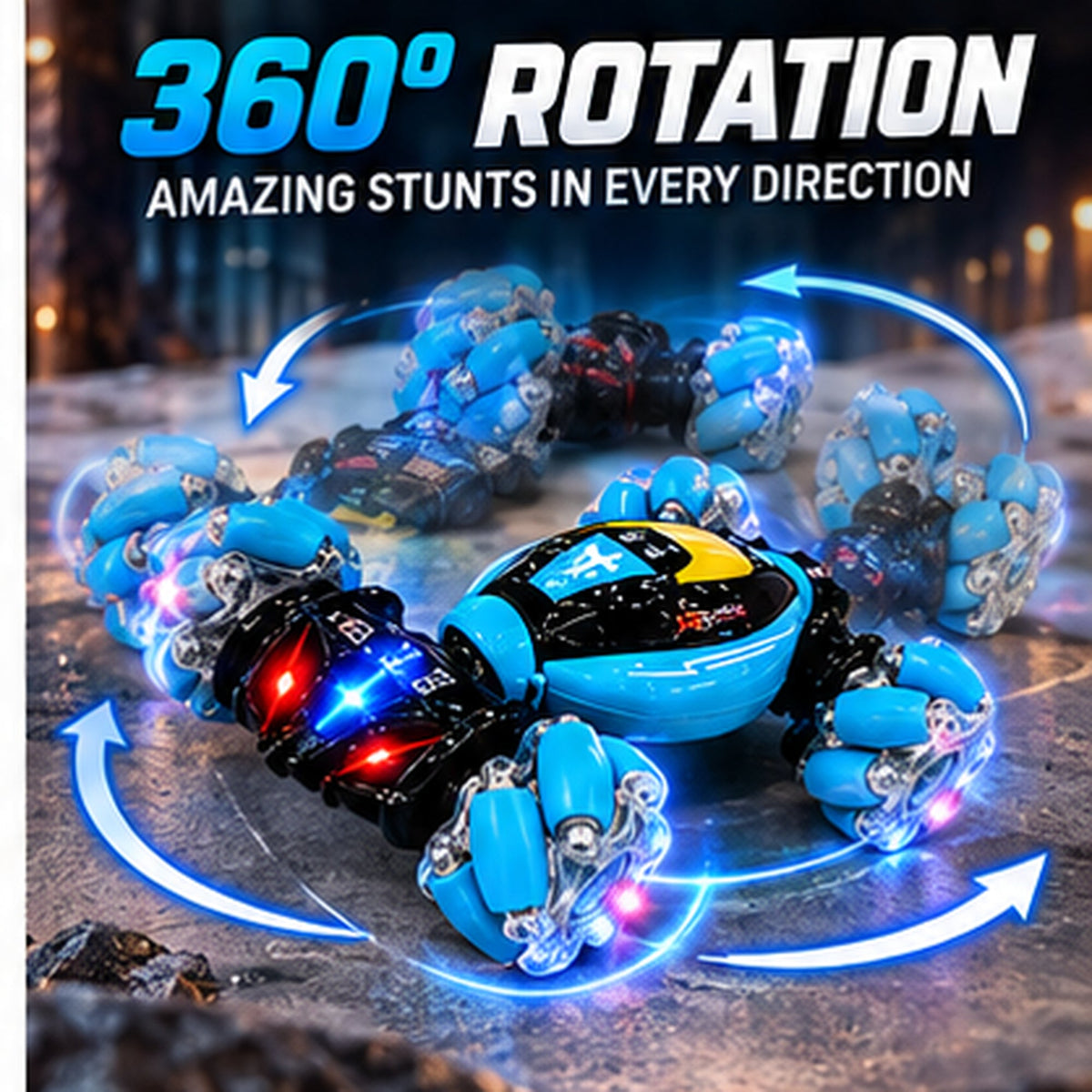 Remote Control Twist Stunt Car
