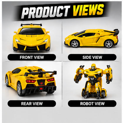 Remote Control Transforming Sports Car