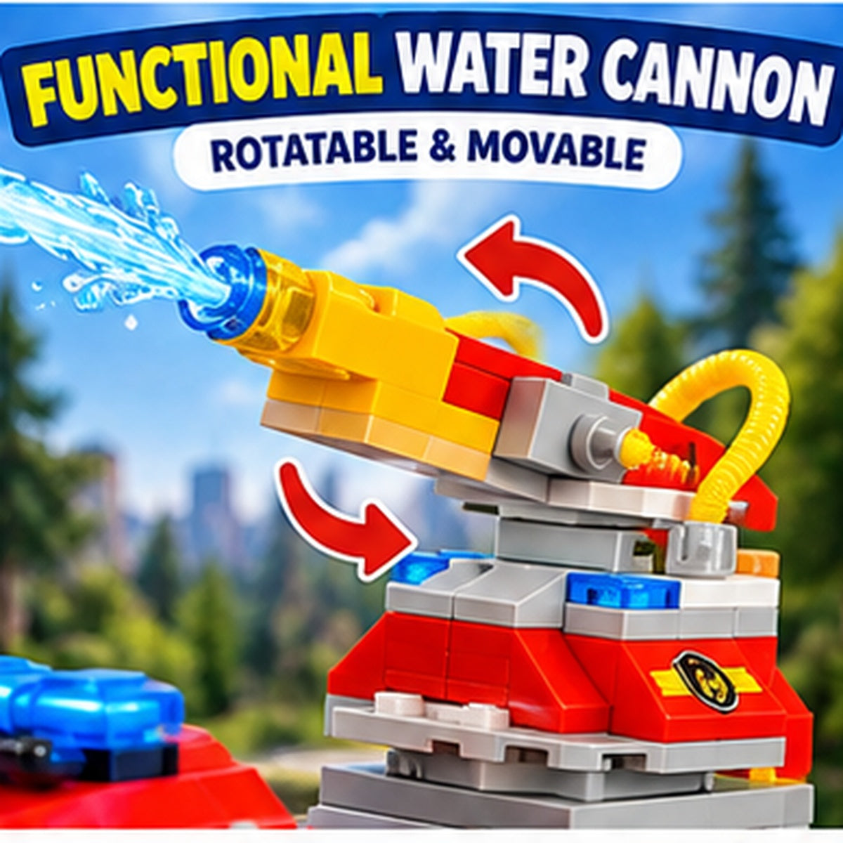 Fire Truck Building Blocks Set – 230 Pieces