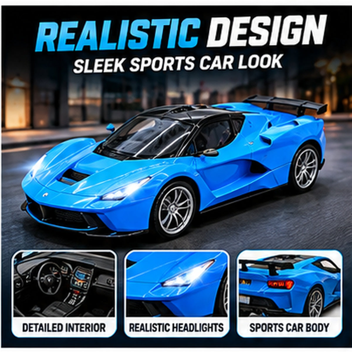 1:16 Remote Control Luxury Sports Car