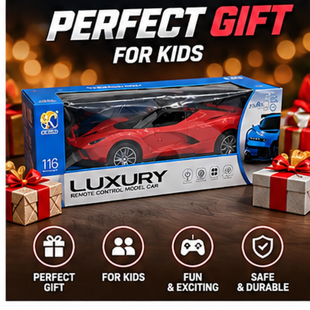 1:16 Remote Control Luxury Sports Car