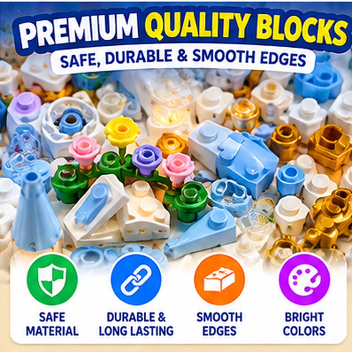Wonderland Castle Building Blocks Set – 8 Models