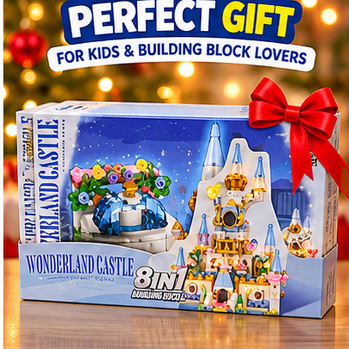 Wonderland Castle Building Blocks Set – 8 Models