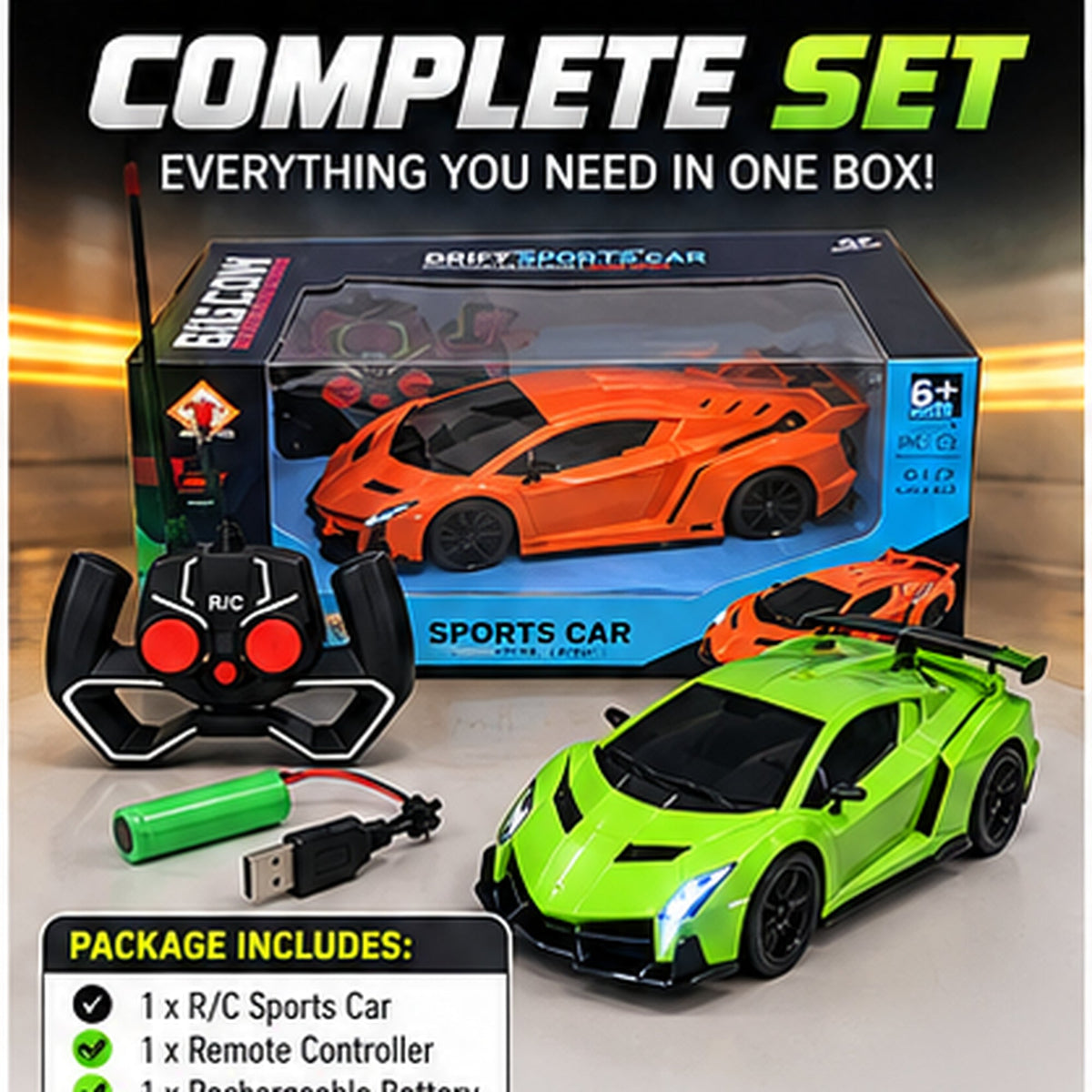 RC Rechargeable Racing Sports Car